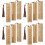 12 Pcs Electronic Organ Shape Bamboo Bookmarks With Tassel Design 7