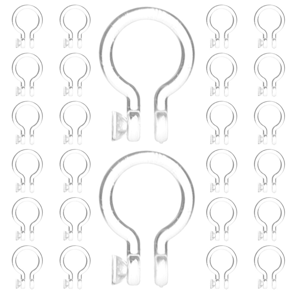 100 Pcs Clip On Silicone Nose Ring Blank For Diy Crafting-image-OPC-PKX5QXY-NEW