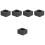 5Pièces Moules Lingots Graphite Pour Métallique 6