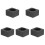 5Pièces Moules Lingots Graphite Pour Métallique 4