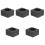 5Pièces Moules Lingots Graphite Pour Métallique 5