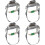 4Pcs Hard Hat Suspension Replacement Liner Safety System 7