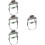 4Pcs Hard Hat Suspension Replacement Liner Safety System 9