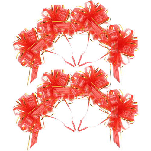 60 Pcs Stereo Pull Bows For Gift Wrapping Wedding Decoration
