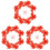 60 Pcs Stereo Pull Bows For Gift Wrapping Wedding Decoration 4