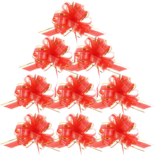 60 Pcs Stereo Pull Bows For Gift Wrapping Wedding Decoration 2