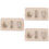3 Pcs Silicone Mold Oval Cobblestone for Polymer Clay Soap Plaster 6