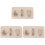 3 Pcs Silicone Mold Oval Cobblestone for Polymer Clay Soap Plaster 2