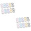 30 Pcs /Set Leak-Proof Lens Case Storage Double Box Lens Storage Box 6