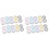 30 Pcs /Set Leak-Proof Lens Case Storage Double Box Lens Storage Box 2