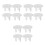 12 Pcs Baby Safety Outlet Covers Electrical Protector 5