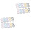 30 Pcs /Set Leak-Proof Lens Case Storage Double Box Lens Storage Box 3