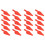 60 Pcs Integrated Plastic Arrow For Shooting Training 1