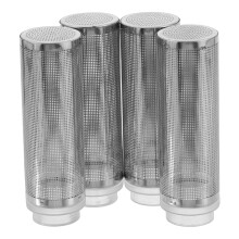 16 Pcs Stainless Steel Aquarium Filter Intake Guards Round Mesh