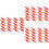 60 Pcs Integrated Plastic Arrow For Shooting Training 6