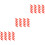 60 Pcs Integrated Plastic Arrow For Shooting Training 5