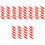 60 Pcs Integrated Plastic Arrow For Shooting Training 3