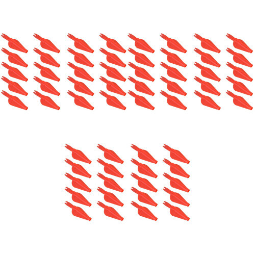 60 Pcs Integrated Plastic Arrow For Shooting Training 2