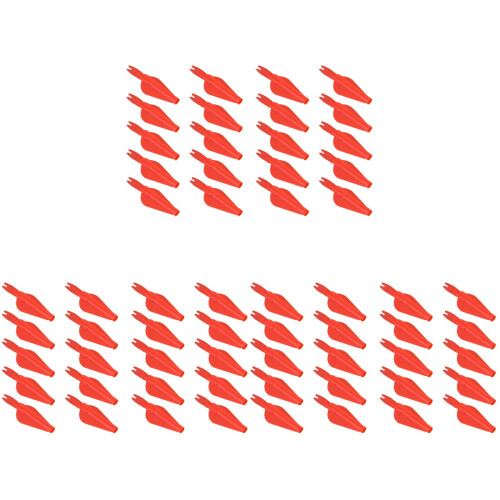 60 Pcs Integrated Plastic Arrow For Shooting Training 1