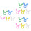 15 Pcs Easter Bunny Ear Napkin Rings For Spring Wedding Table 8