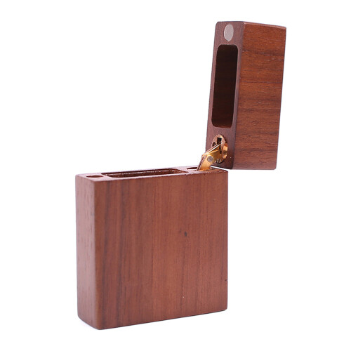 4Pcs Guitar Picks Case Storage Box Holder Accessory Wooden 1