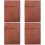 4Pcs Guitar Picks Case Storage Box Holder Accessory Wooden 7