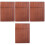 4Pcs Guitar Picks Case Storage Box Holder Accessory Wooden 5