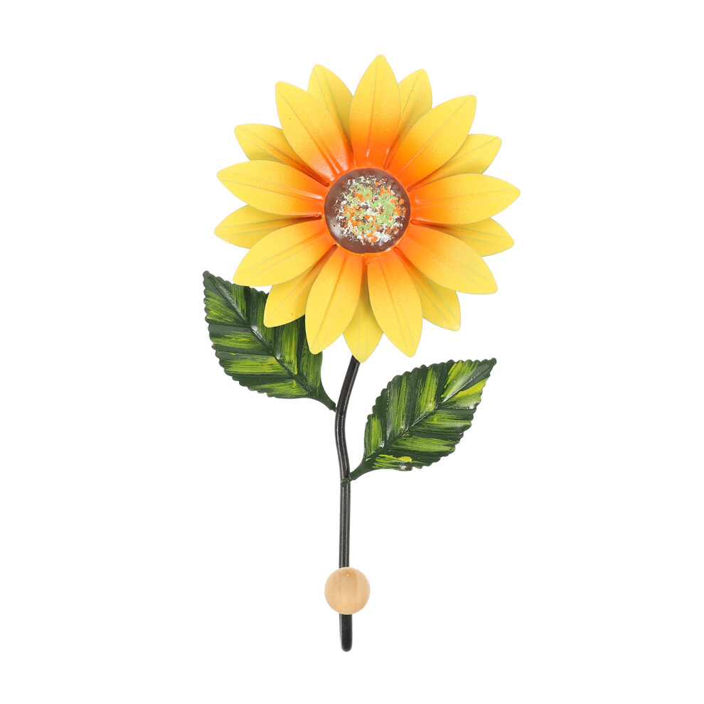 5Pcs Flower Shape Hanging Hook Iron Craft Pendant For Home 032265258209