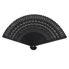 2Pcs Bamboo Vintage Silk Foldable Fan For Women Elegant Gift