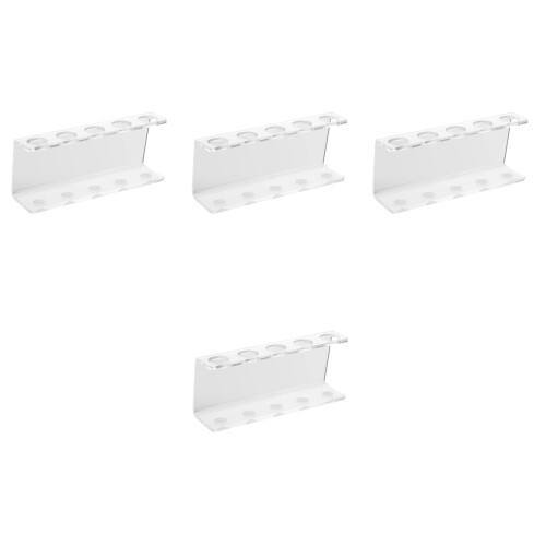 4Pcs Acrylic Hydroponic Test Tube Holder Transparent Storage Rack 2