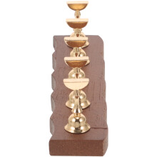 2 Sets False Nails Display Stand With Base For Nail Salon