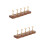 2 Sets False Nails Display Stand With Base For Nail Salon 9