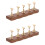 2 Sets False Nails Display Stand With Base For Nail Salon 7