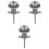 3Pcs Metal Cabinet Lock Password Security Coded Tool Box Lock 5