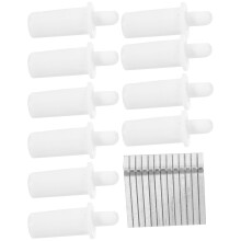 2Sets Kunststof Metalen Shutter Vervangingspennen Wit