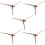 25 Sets Diy Wooden Clock Hands For Wall Clock Repair Replacement 1