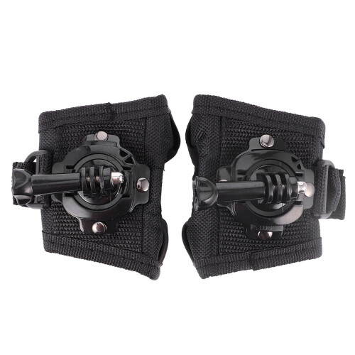 4 Pcs 360 Degree Rotating Wrist Strap Mount For Black
