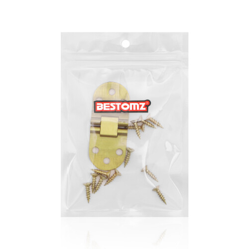 2Pcs Solid Brass Hinges With Screws For Folding Table Cabinet Door 2