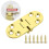 2Pcs Solid Brass Hinges With Screws For Folding Table Cabinet Door 2