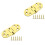 2Pcs Solid Brass Hinges With Screws For Folding Table Cabinet Door 5