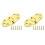 2Pcs Solid Brass Hinges With Screws For Folding Table Cabinet Door 4