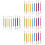 36Pcs Multi-Color Cake Decorating Tools Fondant Sculpting Modeling Set 6