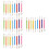 36Pcs Multi-Color Cake Decorating Tools Fondant Sculpting Modeling Set 7
