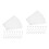 2 Sets Adjustable Plastic Drawer Dividers Storage Organizer 6