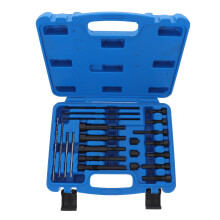 autogloepluggentrekkerkit met extractor voor beschadigde gloepluggen