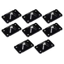 16 Pcs Self-Adhesive Plastic Furniture Casters With Pulley Wheels