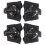 4 Pcs 360 Degree Rotating Wrist Strap Mount For Black 5