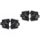 4 Pcs 360 Degree Rotating Wrist Strap Mount For Black 4