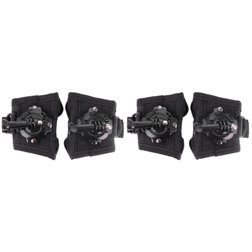 4 Pcs 360 Degree Rotating Wrist Strap Mount For Black 1