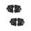 4 Pcs 360 Degree Rotating Wrist Strap Mount For Black 7